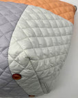 MZ Wallace Pastel Color-Block Nylon Deluxe Tote Bag