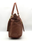 Steve Madden Brown Leather Marlow Hobo Bag