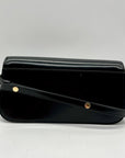 Tory Burch Black Leather Robinson Spazzolato East/Weat Shoulder Bag