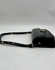 Tory Burch Black Leather Robinson Spazzolato East/Weat Shoulder Bag
