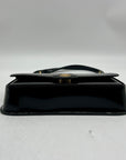 Tory Burch Black Leather Robinson Spazzolato East/Weat Shoulder Bag