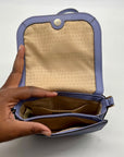 Kate Spade Lilac Laurel Way Carsen Saffiano Leather Crossbody Bag