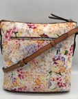 Dana Buchman Tan and Multicolored Everly Crossbody Bag