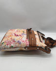 Dana Buchman Tan and Multicolored Everly Crossbody Bag