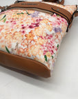 Dana Buchman Tan and Multicolored Everly Crossbody Bag