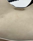 DKNY Light Grey Faux Leather Shoulder Bag