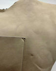DKNY Light Grey Faux Leather Shoulder Bag