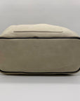 DKNY Light Grey Faux Leather Shoulder Bag