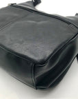 Giani Bernini Black Nappa Leather Shoulder Bag