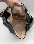 Arezzo Black Leather Shoulder Bag