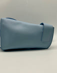 Alexander Mcqueen Blue Leather Shoulder Bag