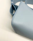 Alexander Mcqueen Blue Leather Shoulder Bag