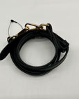 H & M Black Faux Leather Bucket Bag