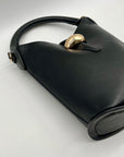 H & M Black Faux Leather Bucket Bag