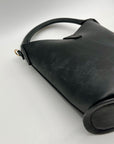 H & M Black Faux Leather Bucket Bag