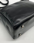 Patricia Nash Black Leather Shoulder Bag