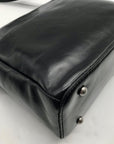 Patricia Nash Black Leather Shoulder Bag