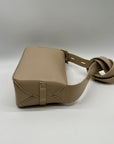 MMS Beige Leather Shoulder Bag