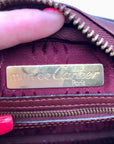 Cartier Burgundy Leather Must De Cartier Shoulder Bag
