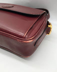 Cartier Burgundy Leather Must De Cartier Shoulder Bag
