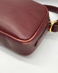Cartier Burgundy Leather Must De Cartier Shoulder Bag