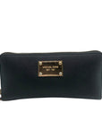 Michael Kors Black Continental Saffiano Leather Wallet