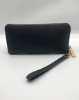 Michael Kors Black Continental Saffiano Leather Wallet