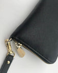 Michael Kors Black Continental Saffiano Leather Wallet