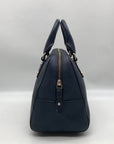 Michael Kors Dark Blue Saffiano Leather Convertible Satchel Bag