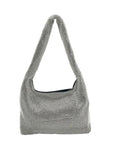 Aqua Maeve Reilly Silver Crystal Shoulder Bag
