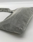 Aqua Maeve Reilly Silver Crystal Shoulder Bag