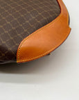 Rioni Brown Signature Monogram Shoulder Bag