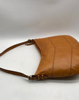 Hobo Slouchy Brown Leather Shoulder Bag
