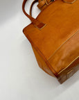 Noonday Collection Tan Leather Bravo Bag