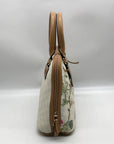 Giani Bernini Cream Tropical Dome Satchel Bag