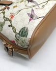 Giani Bernini Cream Tropical Dome Satchel Bag