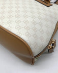 Giani Bernini Cream Tropical Dome Satchel Bag