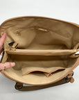 Giani Bernini Cream Tropical Dome Satchel Bag