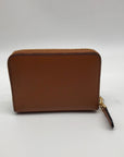 Ralph Lauren Brown Leather Zip Wallet