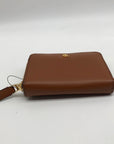 Ralph Lauren Brown Leather Zip Wallet