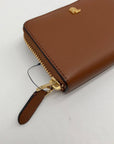 Ralph Lauren Brown Leather Zip Wallet