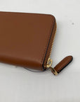 Ralph Lauren Brown Leather Zip Wallet