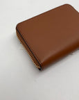 Ralph Lauren Brown Leather Zip Wallet