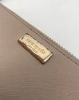 Kate Spade Taupe and Black Colorblock Zip Around Laurel Way Wallet