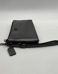 Coach Metallic Silver Leather Wristlet