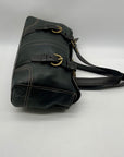 Coach Chealsea Black Pebbled Leather Satchel Bag 10953
