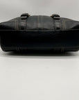 Coach Chealsea Black Pebbled Leather Satchel Bag 10953