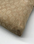 Coach Beige & Tan Signature Jacquard File Crossbody F29960