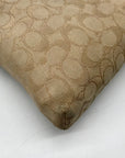 Coach Beige & Tan Signature Jacquard File Crossbody F29960