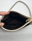 Coach Beige & Tan Signature Jacquard File Crossbody F29960
